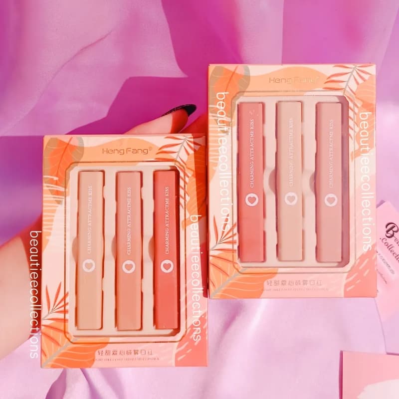 Hengfang charming attractive kiss matte velvet lipstick