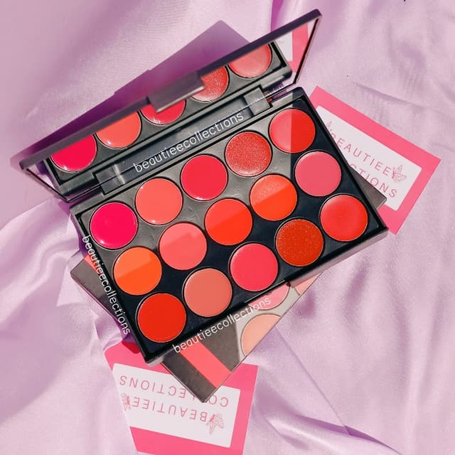 Matte lip cream pallet