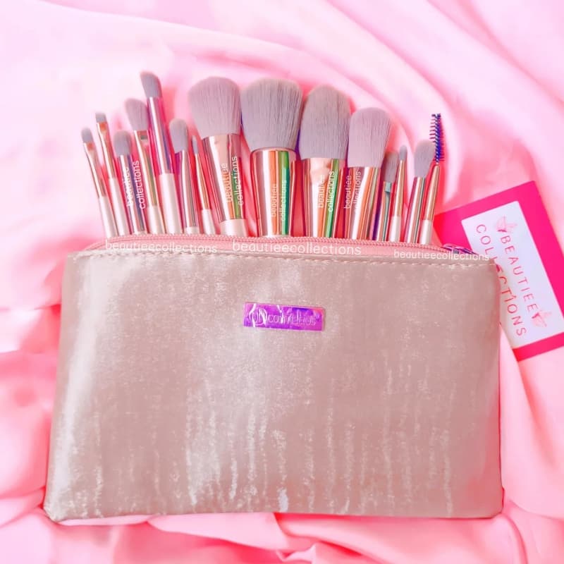 Bh Cosmetic 15 Pieces Makeup Brushes With Pouch