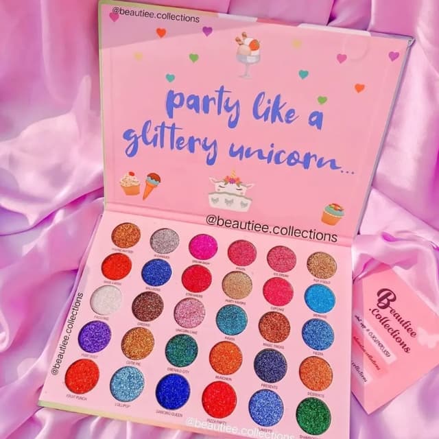 Party Like a Glittery Unicorn  Glitter Pallet