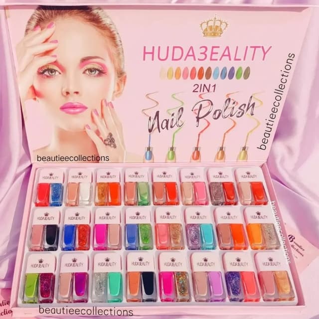 2 In 1 Nail Polish Box ( 48 Colors )