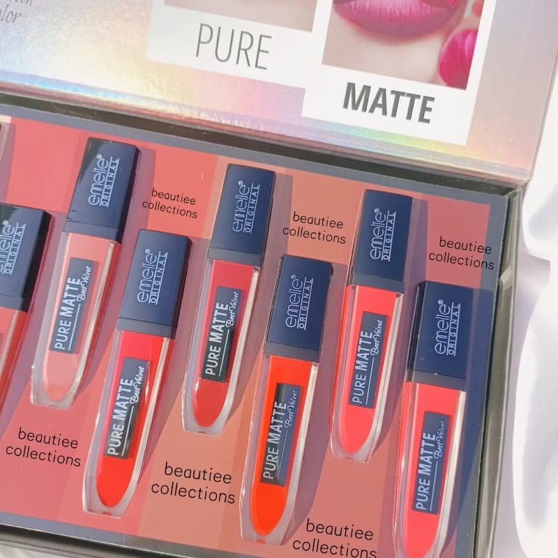 Emelie pure matte lip gloss trayb
