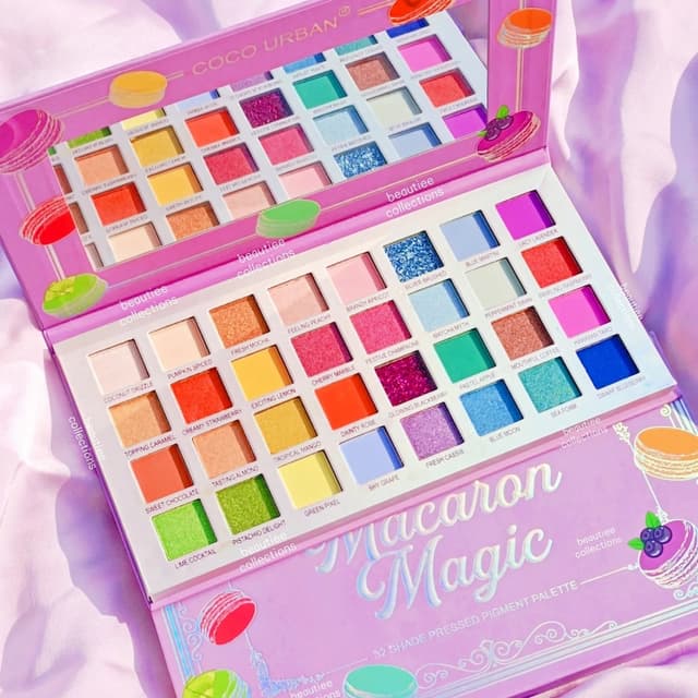 Magic Macrons  Eyeshadow Palette 32 Colors