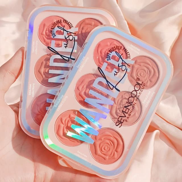 Wander Soft Blusher And Bronzer Pallet 6in1