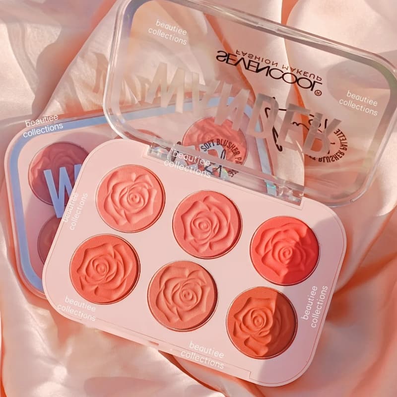 Wander Soft Blusher And Bronzer Pallet 6in1