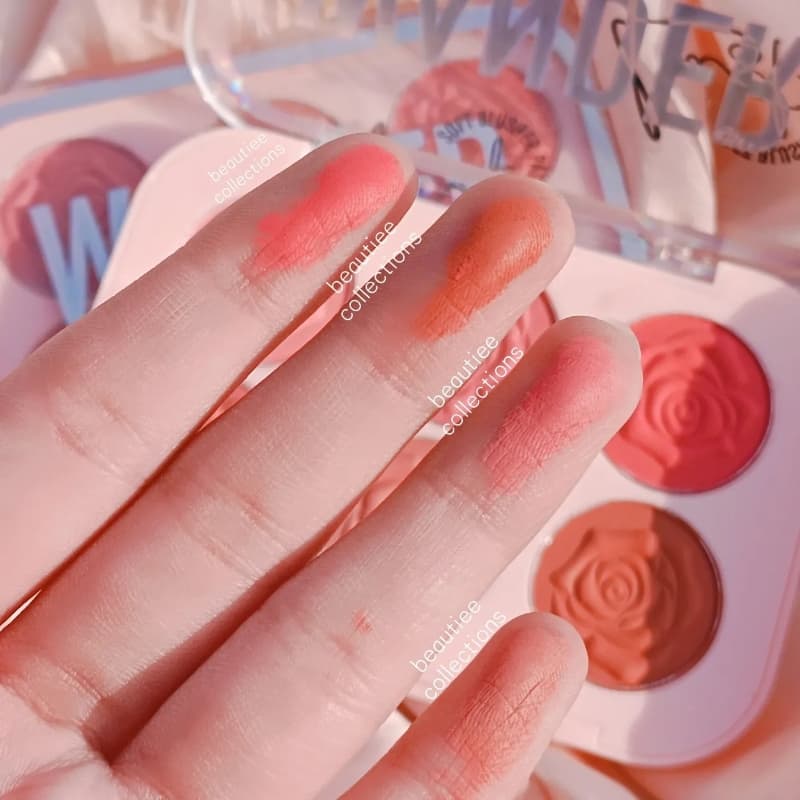 Wander Soft Blusher And Bronzer Pallet 6in1