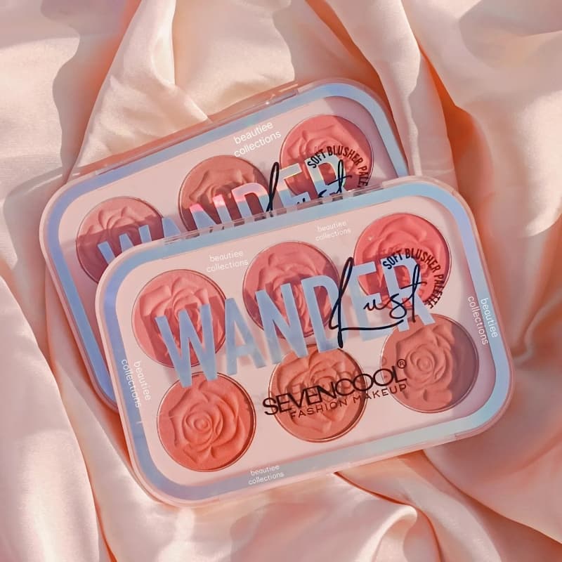 Wander Soft Blusher And Bronzer Pallet 6in1