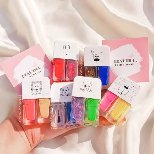 2 in 1 nail polish set ( 12 colors )