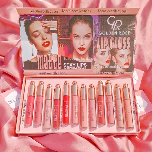 Golden Rose Matte Lip Glosses