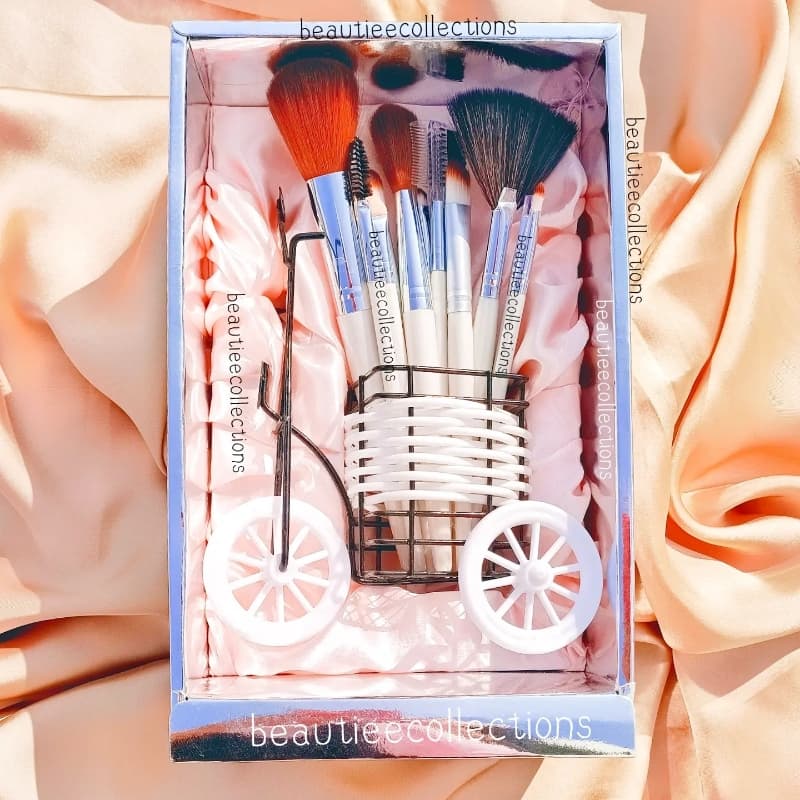 Cute Cycle Brush Holder With Brushes 